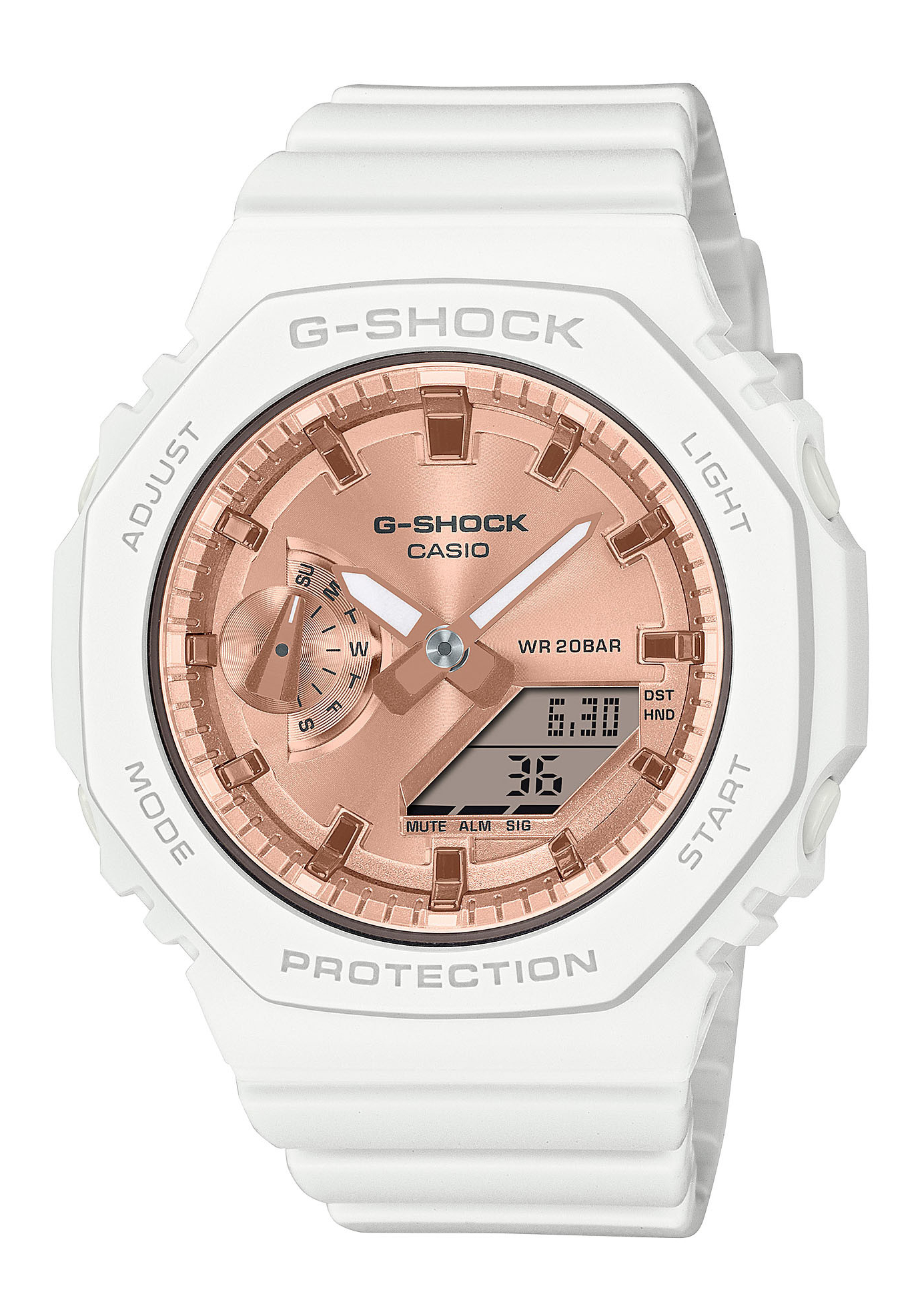 Casio G-Shock Damenuhr Weiß GMA-S2100MD-7AER