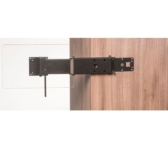 Caratec Flex CFW305S TV Wandhalter 3 Drehpunkten schwarz