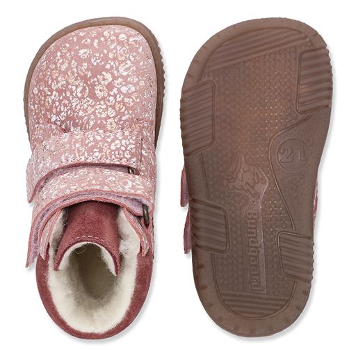 Bundgaard Rabbit Velcro Støvle, Rose Shell, 26