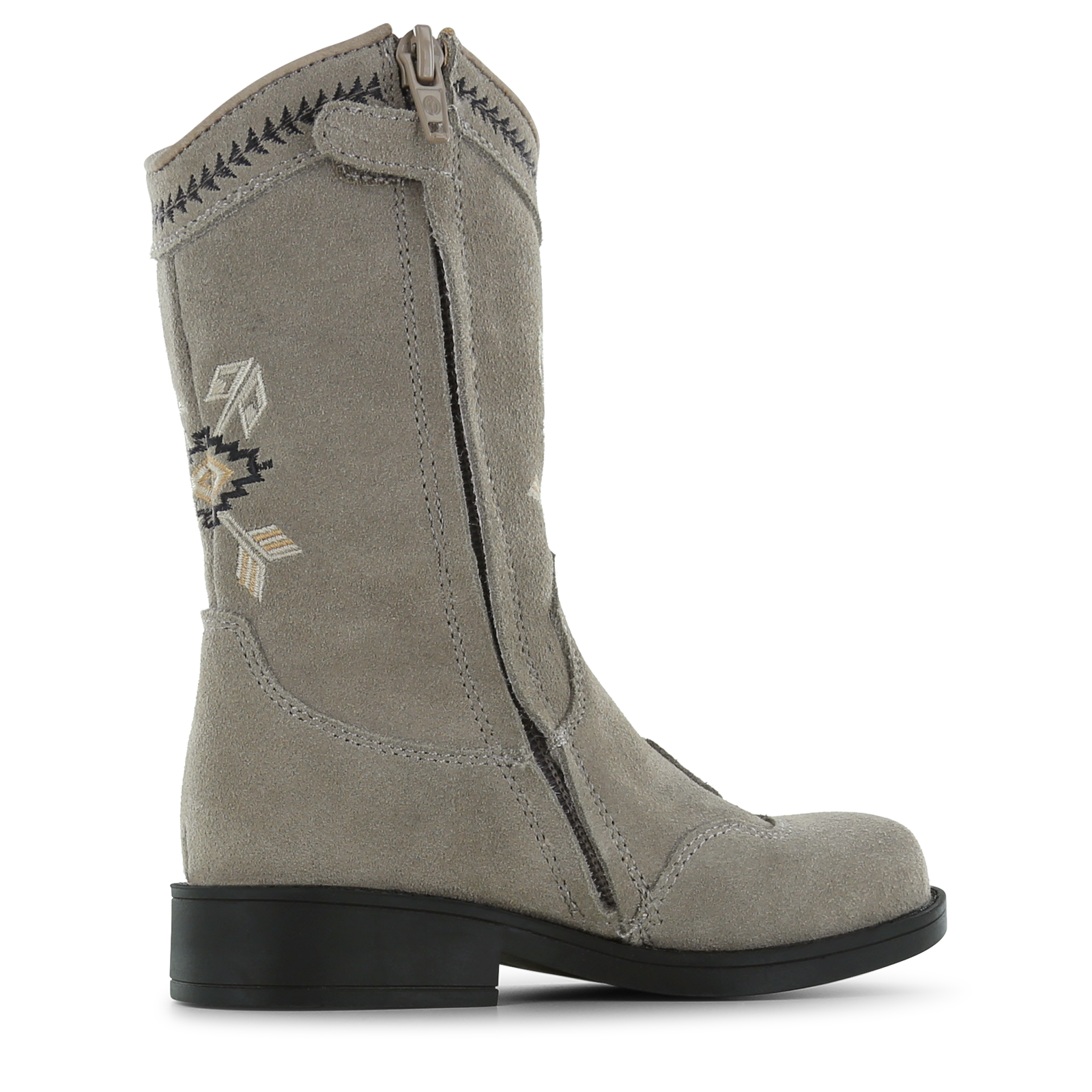 Shoesme taupe westernstiefel mit teddy futter
