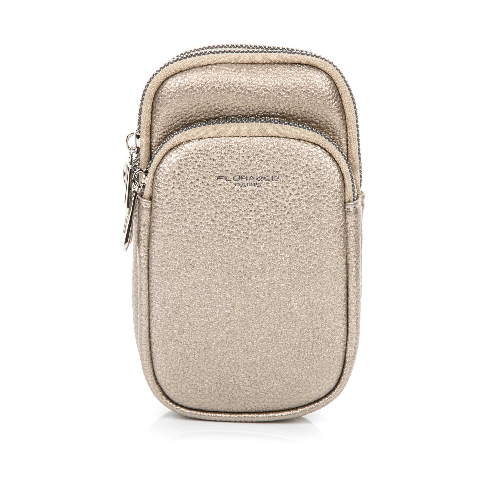 Pochette pour téléphone taupe