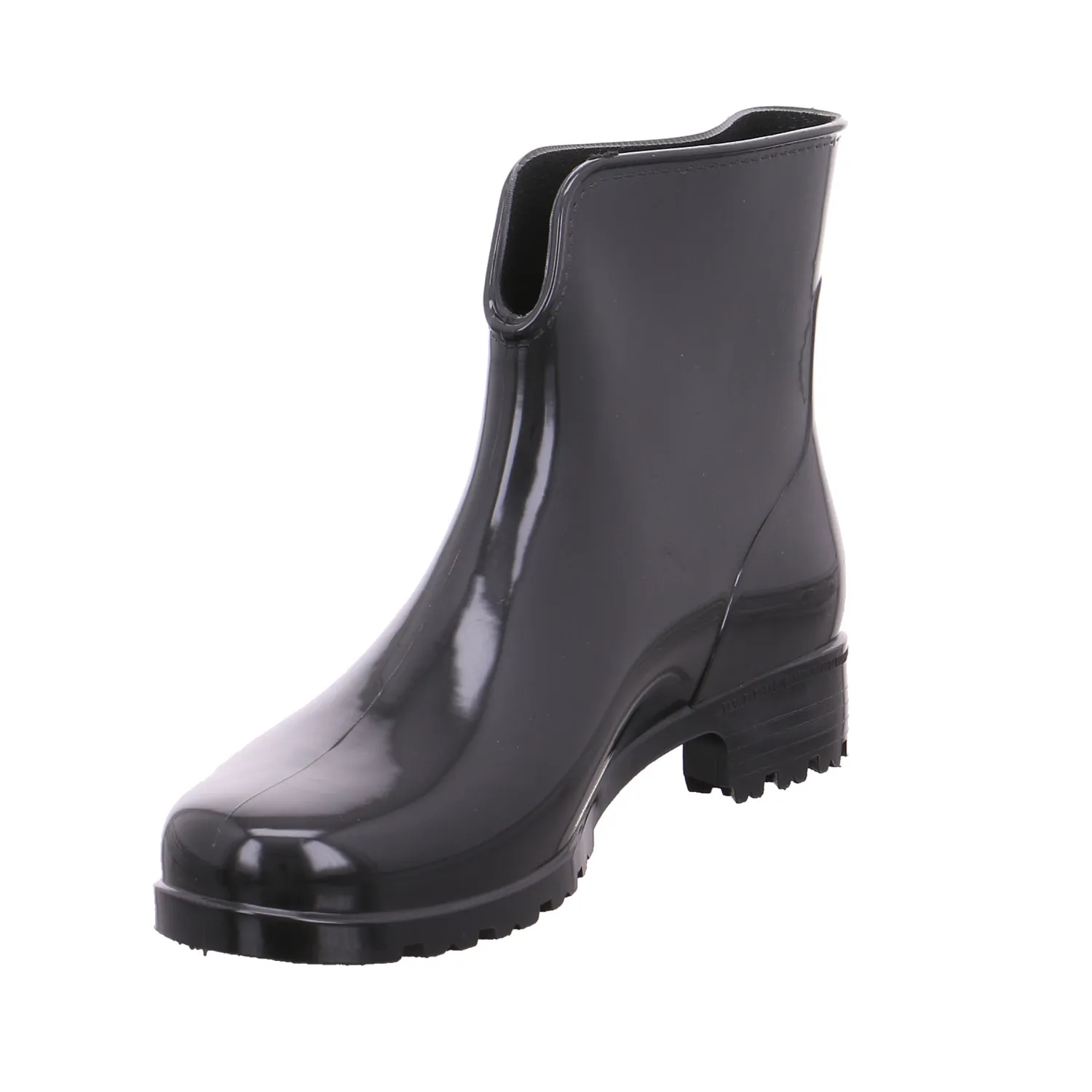 Damen-Gummistiefel Schwarz Synthetik