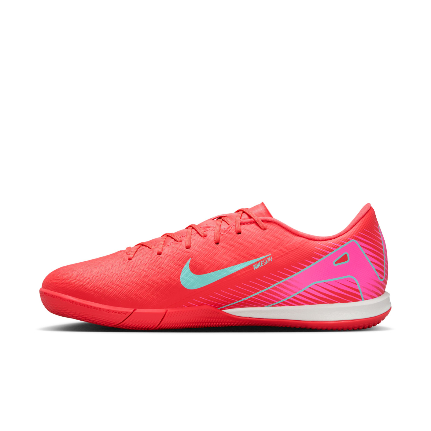 Nike Zoom Mercurial Vapor 16 Academy Zaalvoetbalschoenen (IN) Rood Turquoise Roze