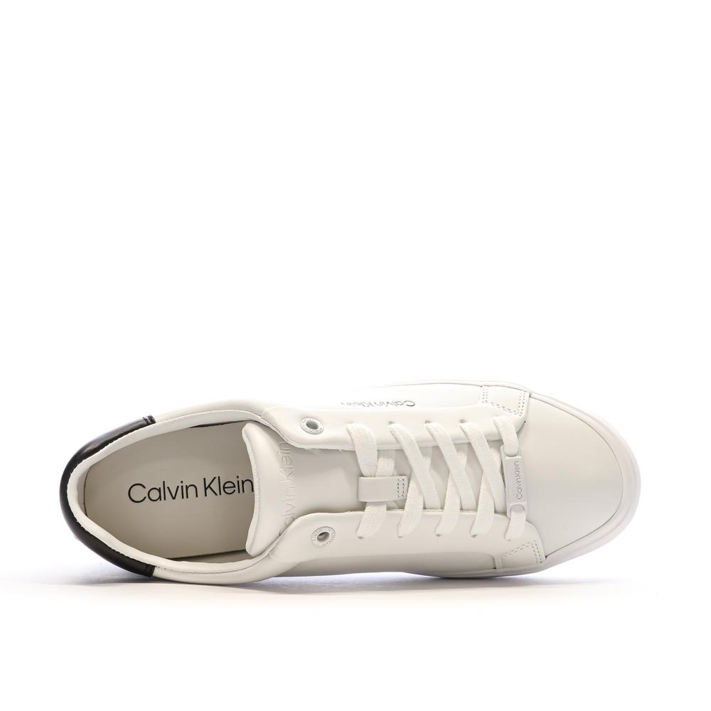 Calvin Klein Jeans Baskets Blanches Femme Calvin Klein Jeans Vulcanized