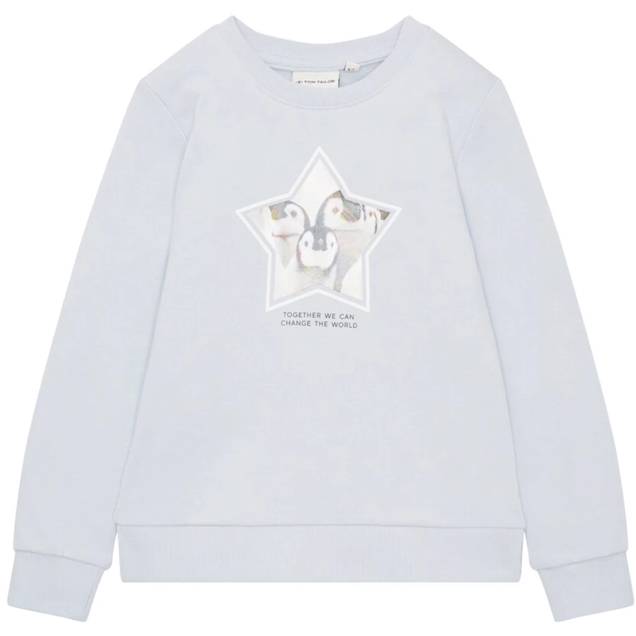 TOM TAILOR Sweatshirt Arctic Blue