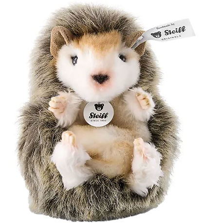 Steiff Kuscheltier - 10cm - Joggi Baby Igel - Dark Brown
