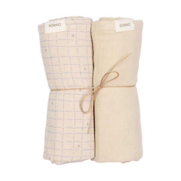 Koeka Hydrofiele Doeken - Lind - 2-Pack - Warm White