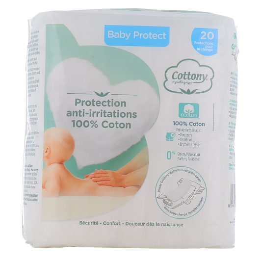 Cottony Baby Protect protection pour le change - Erythème fessier