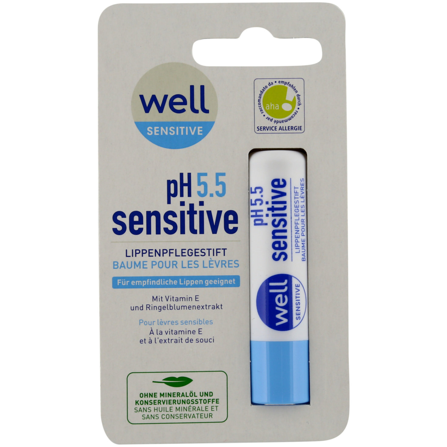 well Lippenpflege pH 5.5 Sensitive