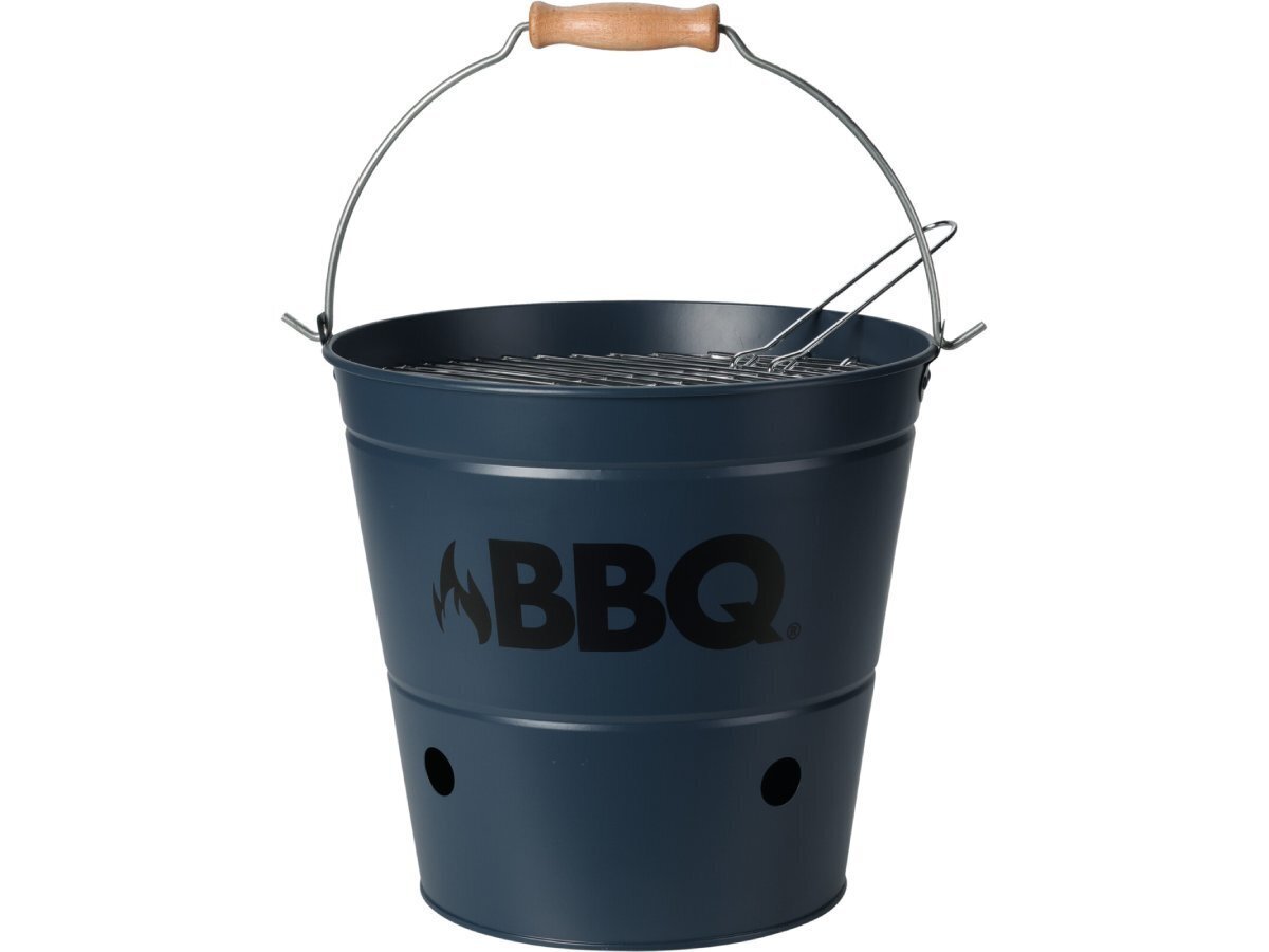 BBQ Ø 27,5 cm emmer kolenbarbecue - Matt blue