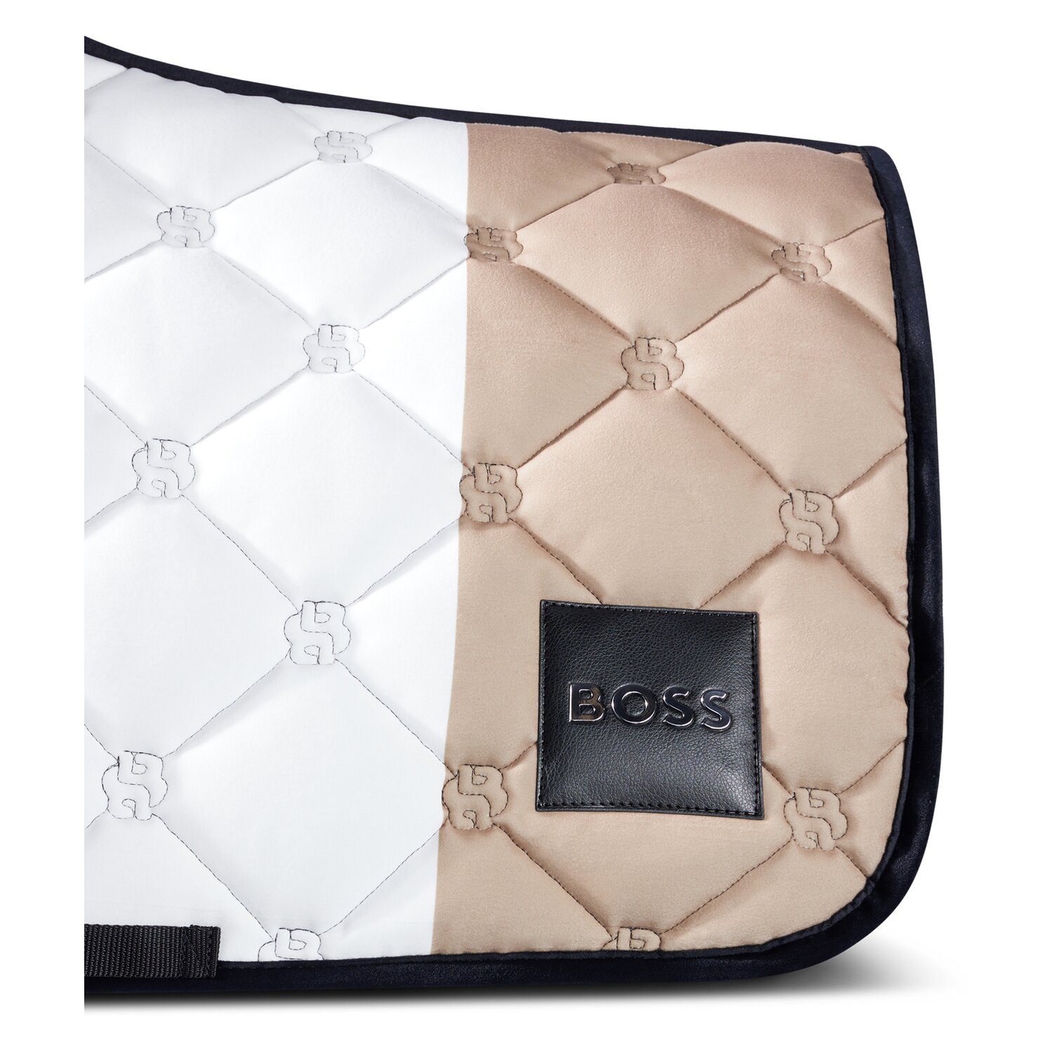 BOSS EQUESTRIAN Schabracke Samt Signature  - camel