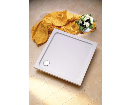 OTTOFOND Mambu douchebak 90 x 75 x 3 cm wit glanzend glad 872601
