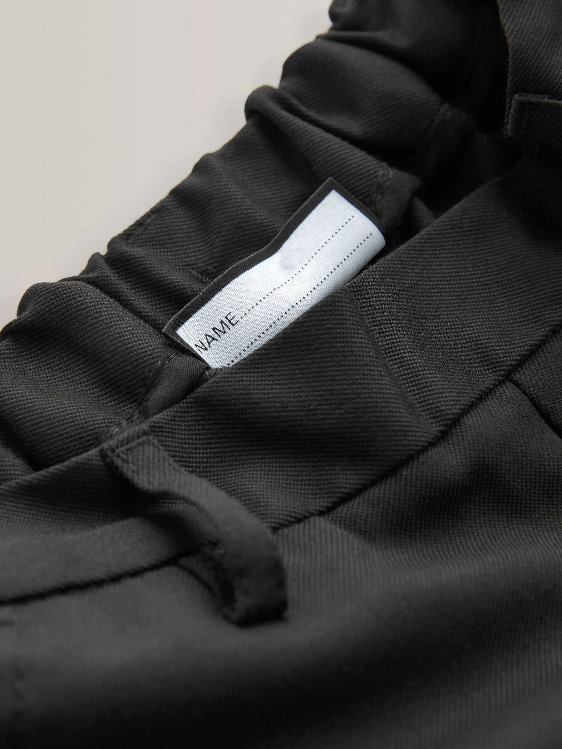 Zwart - Formele schoolbroek met rechte pijpen (3-17jr)