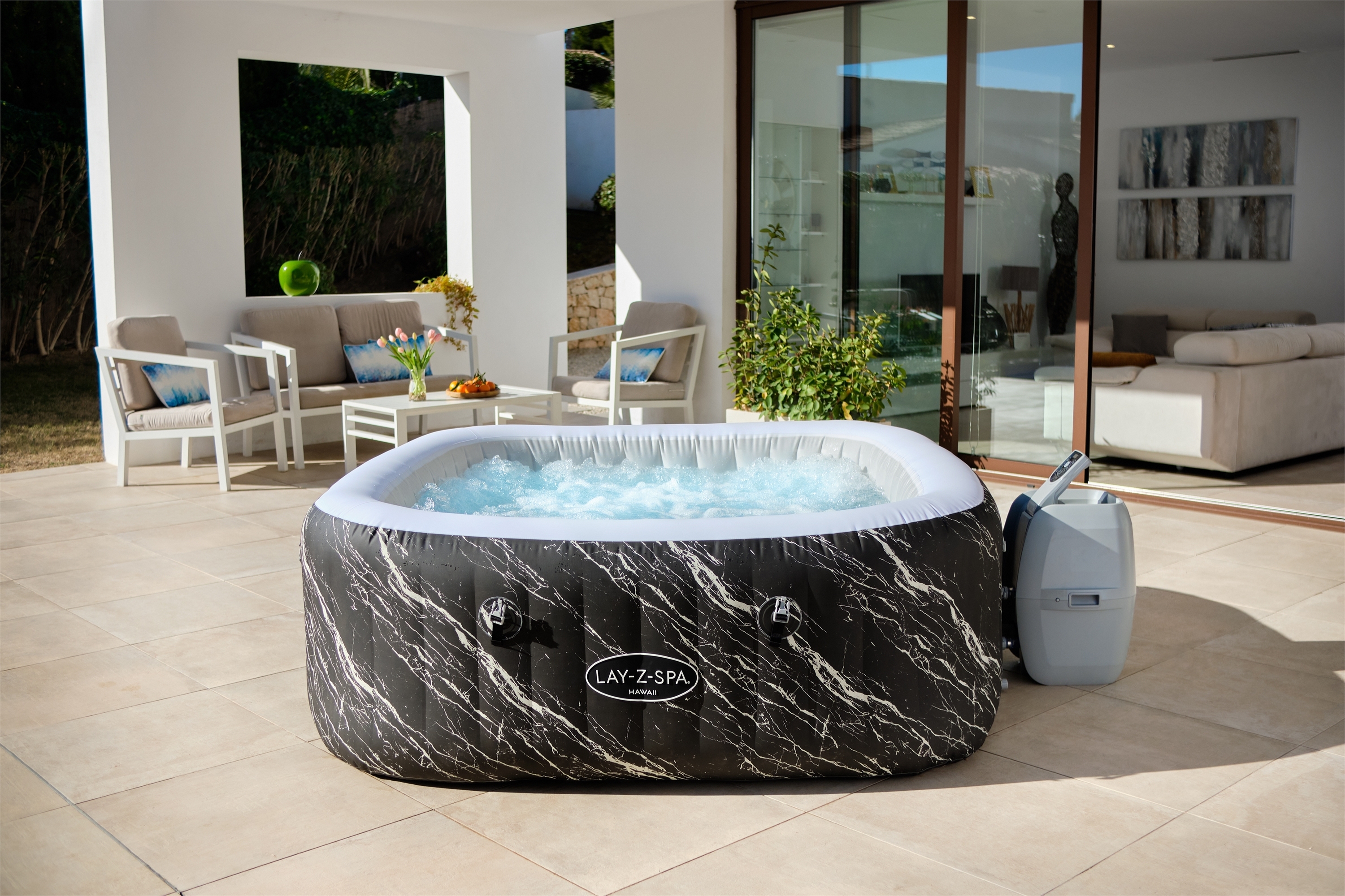 Bestway Whirlpool Lay-Z-Spa HAWAII LED 6 Personen