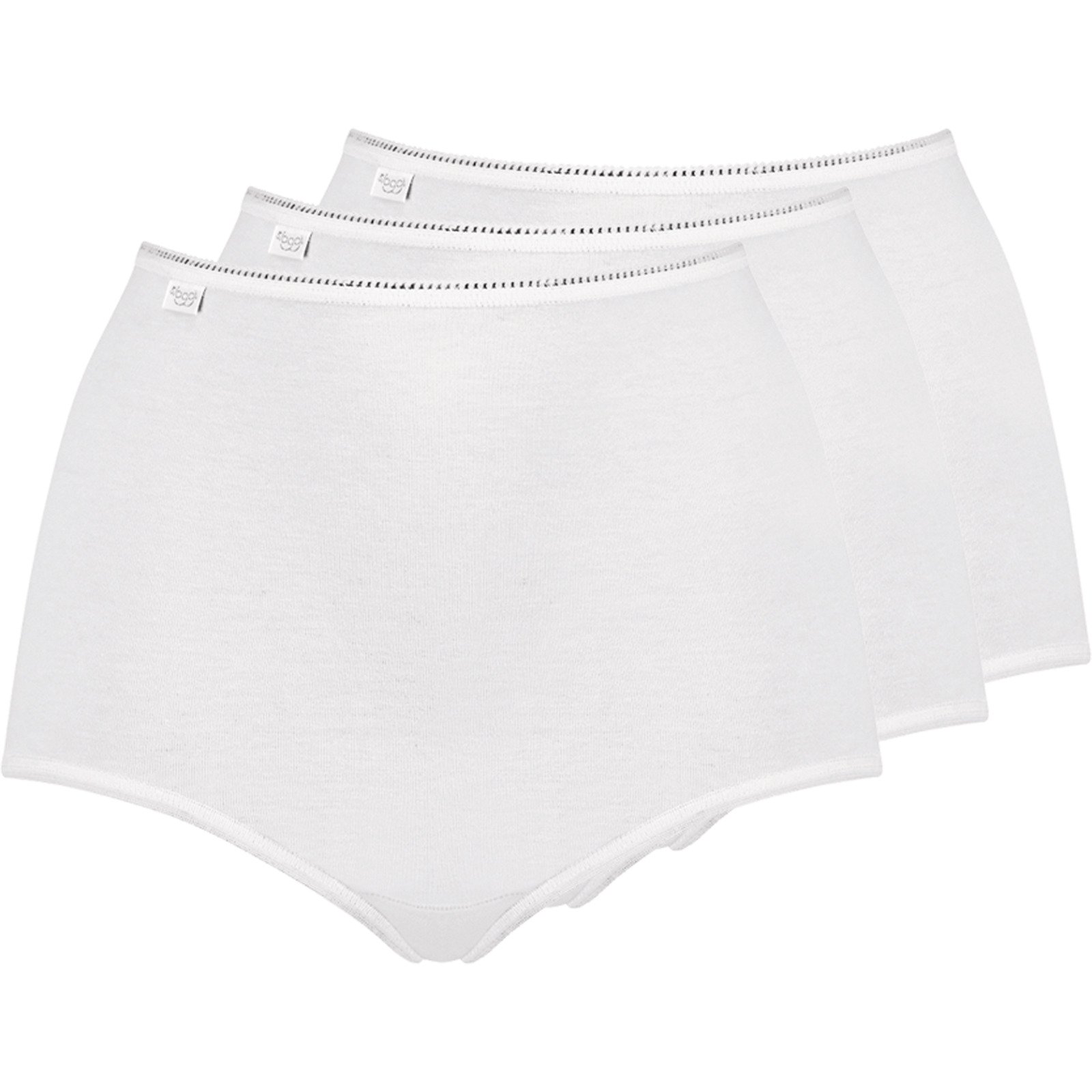 Sloggi Slip Damen Maxi C3P, 3er-Pack 44, weiss
