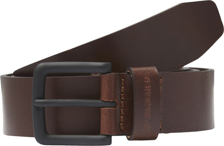 Jack & Jones JACROMA LEATHER BELT NOOS Brown stone