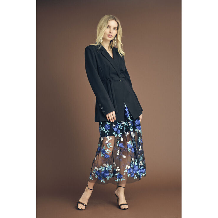 A-VIEW Fuschia skirt Black/blue