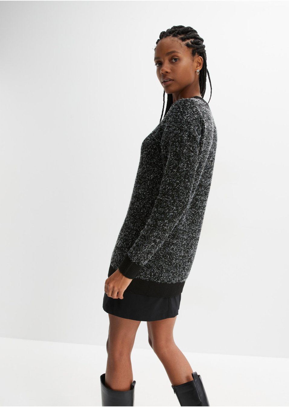Pull à paillettes avec motifs étoiles
