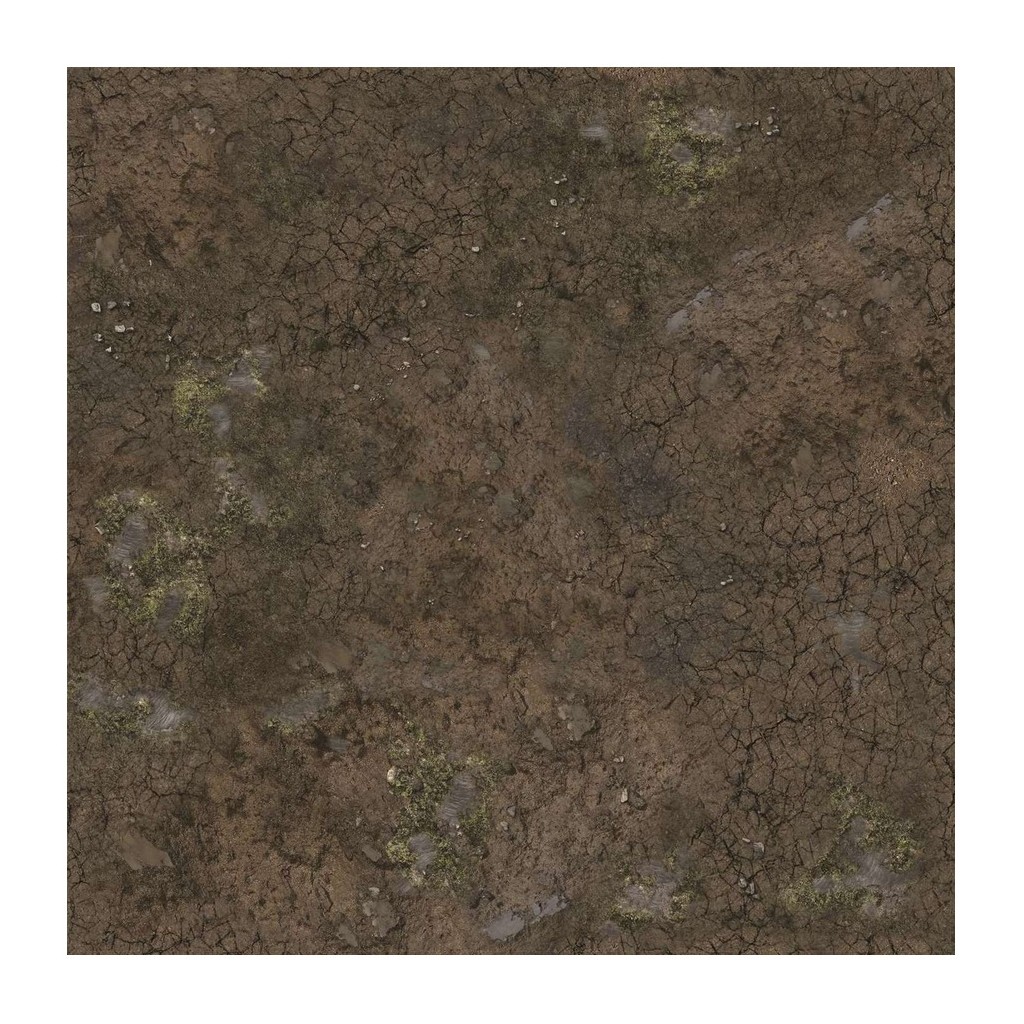Battle Systems: Muddy Streets Gaming Mat 2X2