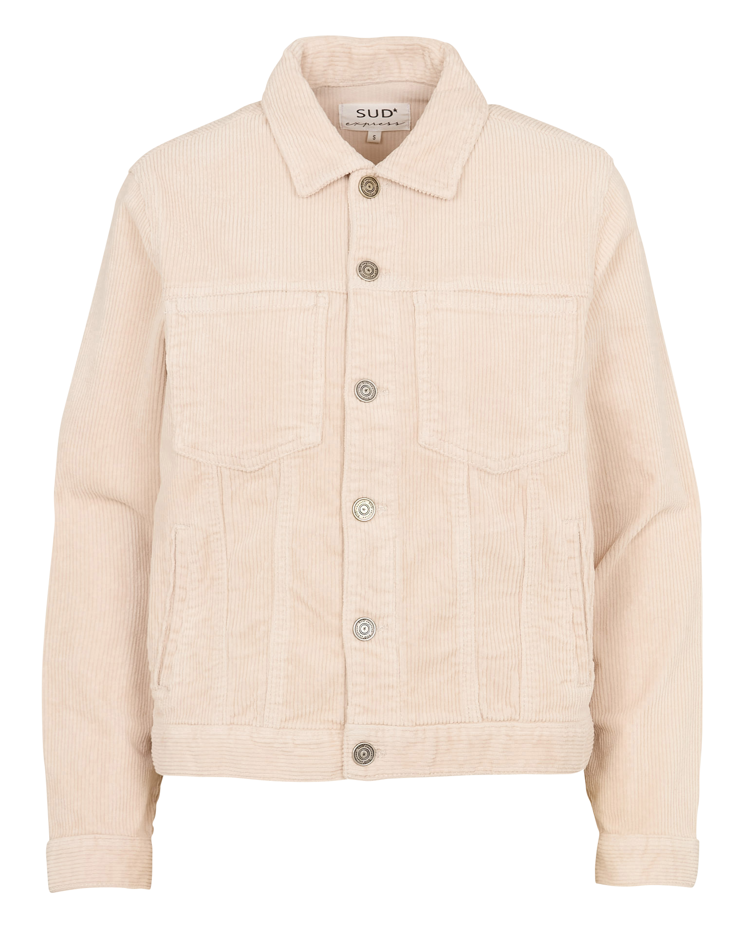 VALENDA - Veste en coton mélangé | Beige