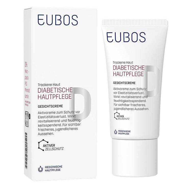 Eubos Diabetes Haut Gesicht Creme, 50 ml