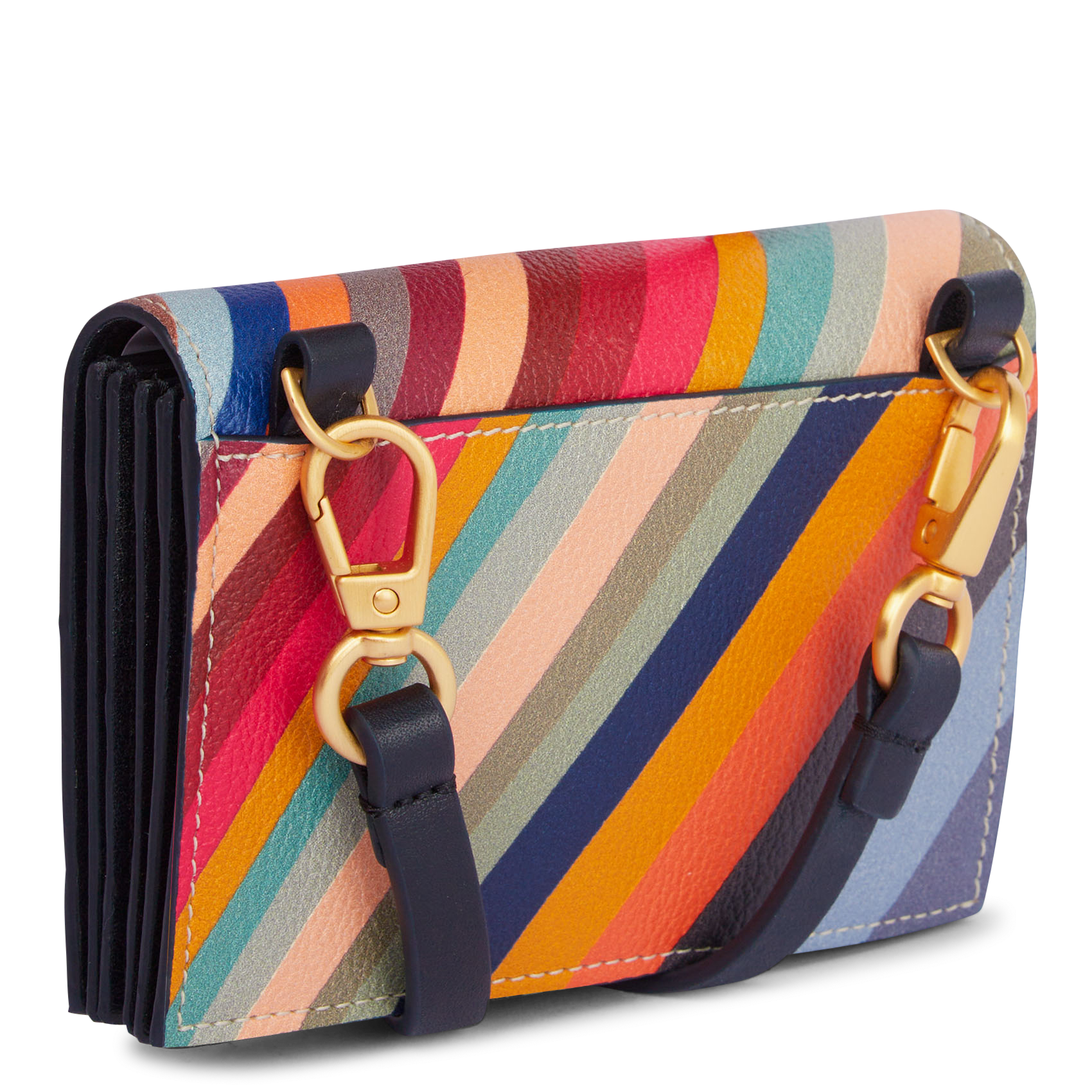 Porte-cartes imprimé en cuir| Multicolore