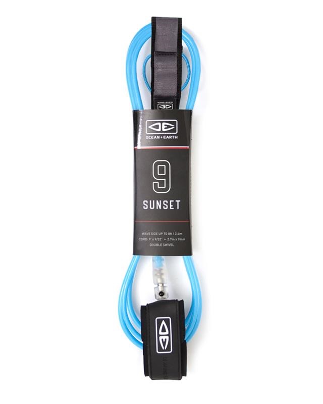 Ocean and earth Sunset leash 9'0 Black