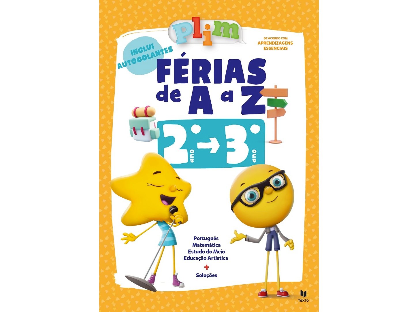 LIVRO PLIM! FÉRIAS DE A A Z - 2.º > 3.º ANO 2023