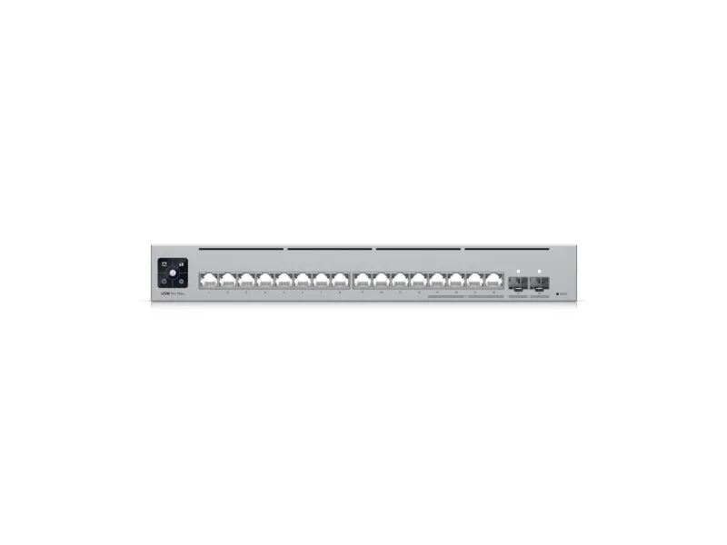 Ubiquiti UniFi Switch Pro Max 16 - Switch - L3 - Administreret - 12 x 10/100/1000   4 x 2.5GBase-T   2 x 10 Gigabit Ethernet - desktop, monterbar på stativ, væg-monterbar - AC