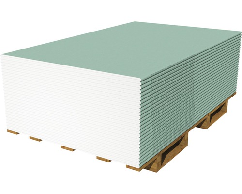 Knauf pallet gipsplaat Greenbaord GKBI 2000 x 1250 x 12,5 mm PAL = 50 stuks
