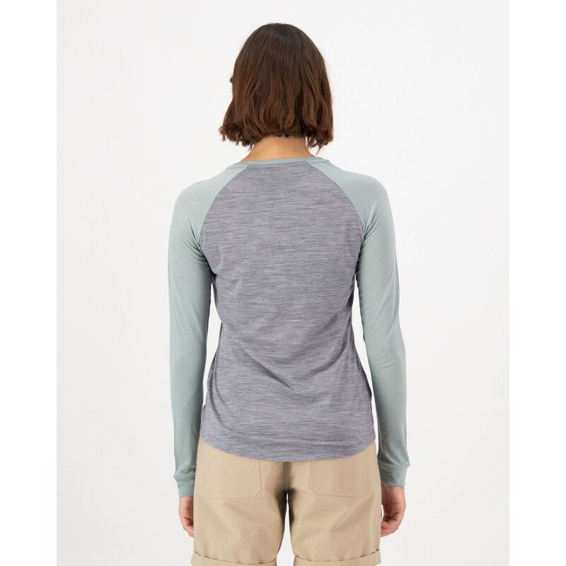 Icon Merino Raglan Long Sleeve - T-shirt en laine mérinos femme