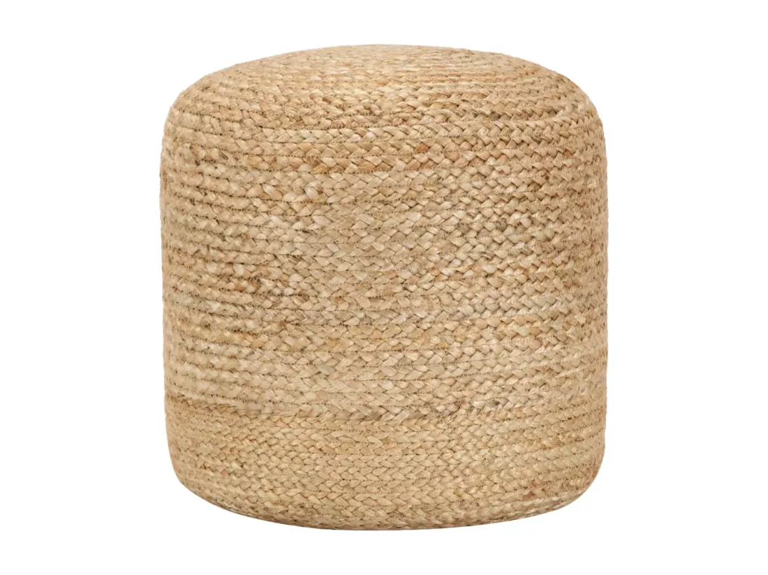 Pouf fait à la main 40 x 45 cm Jute