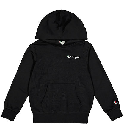 Champion Kapuzenpullover - Schwarzes m. Logo