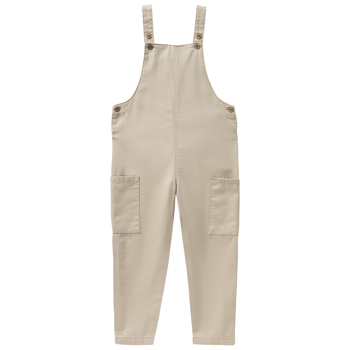 Topolino Pure Collection Kinder Latzhose mit seitlichen Taschen hellbeige