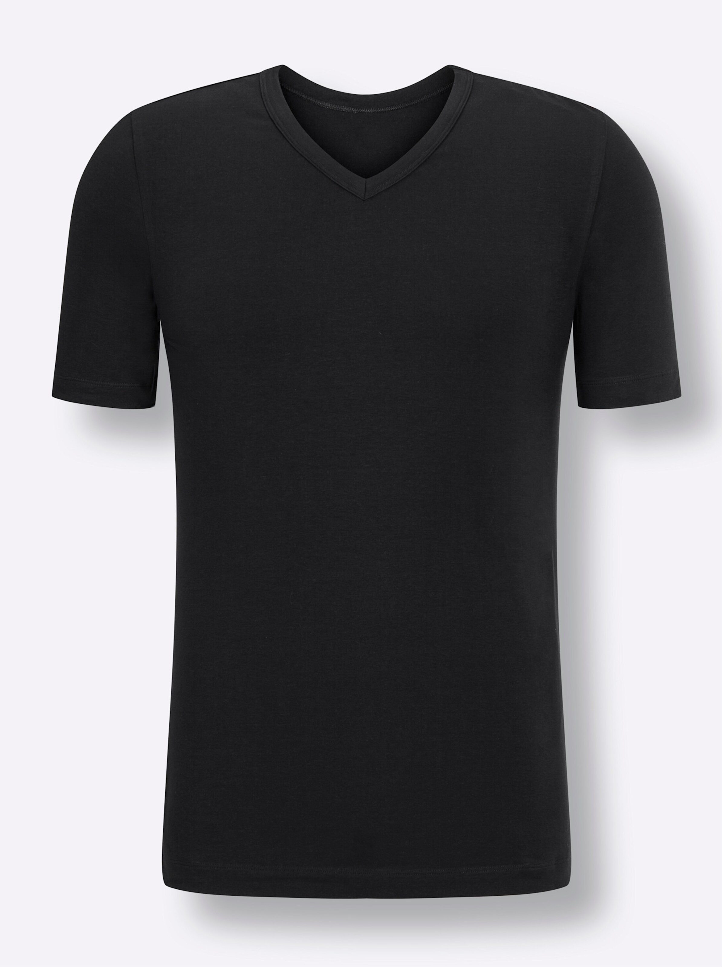 Schiesser Shirt in schwarz