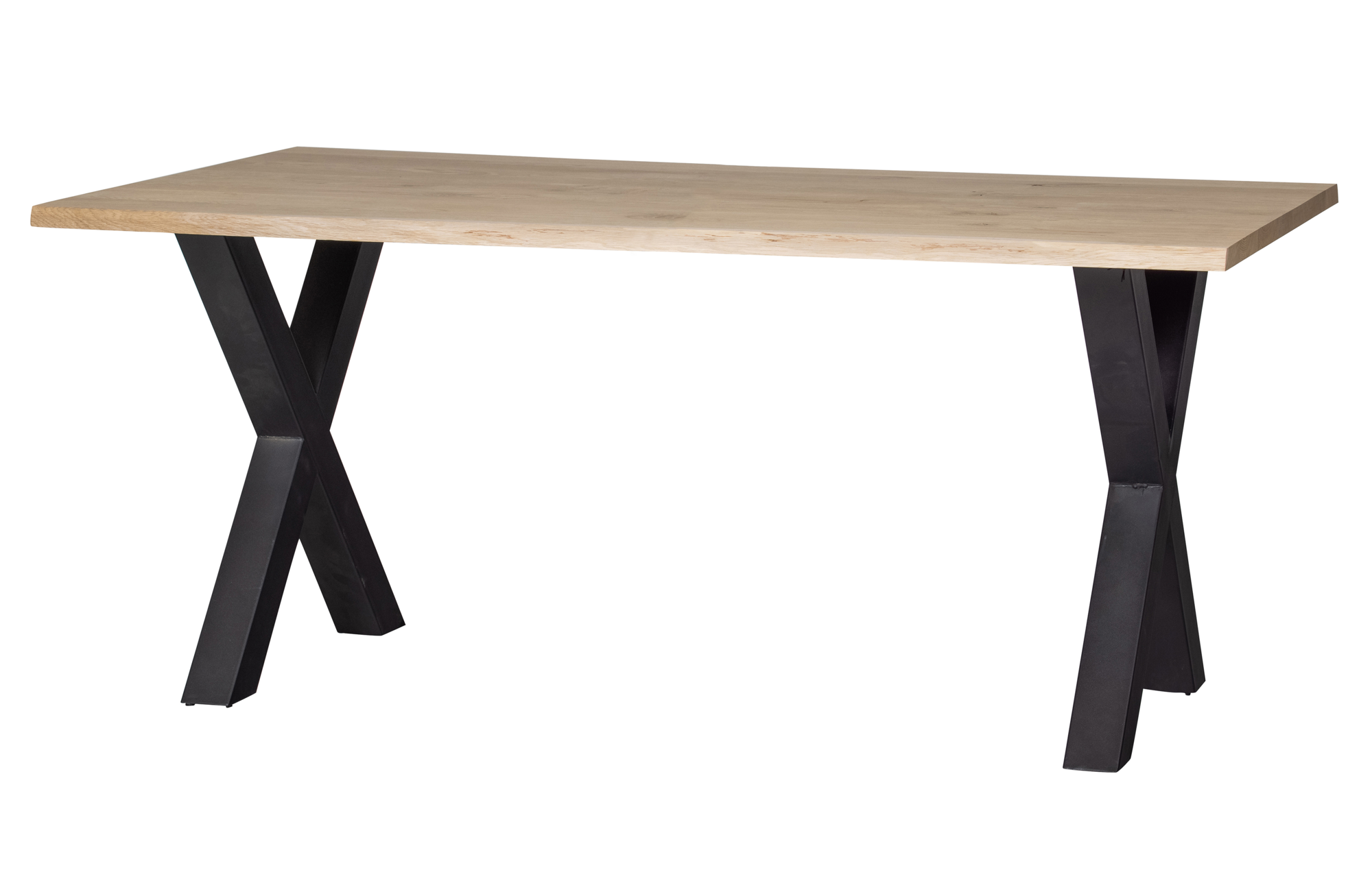 WOOOD tafel Tablo boomstam eiken 160x90 [fsc] Tablo Tafel  Boomstam Eiken 160x90 [fsc] - Alkmaar poot