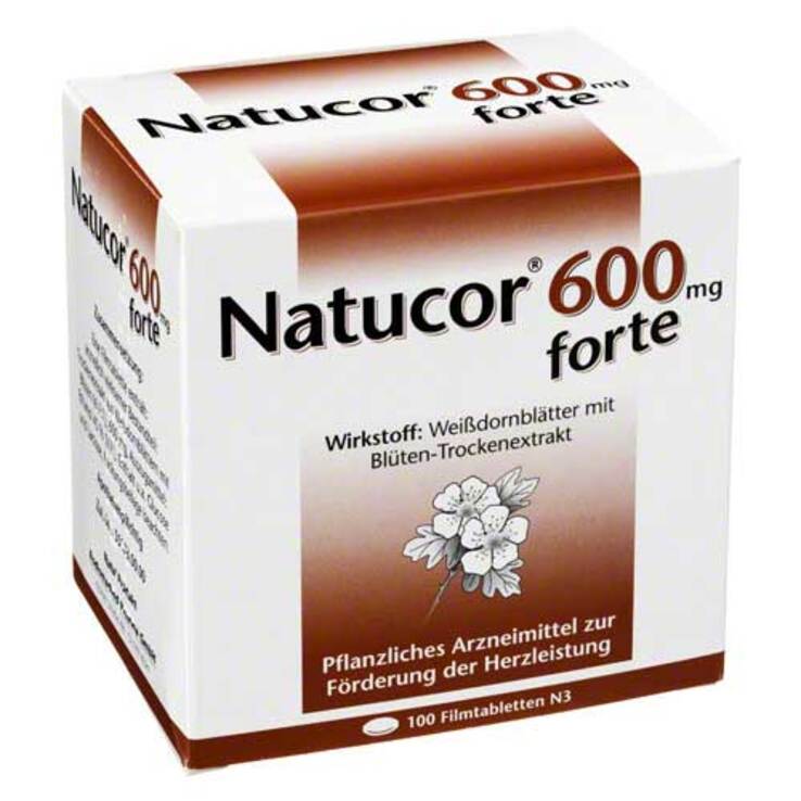 Natucor 600 mg forte Filmtabletten, 100 St