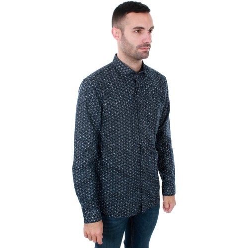 Jack & Jones - 12148047 JPRFORMAL MIX SHIRT LS NAVY BLAZER SLIM FIT Azul
