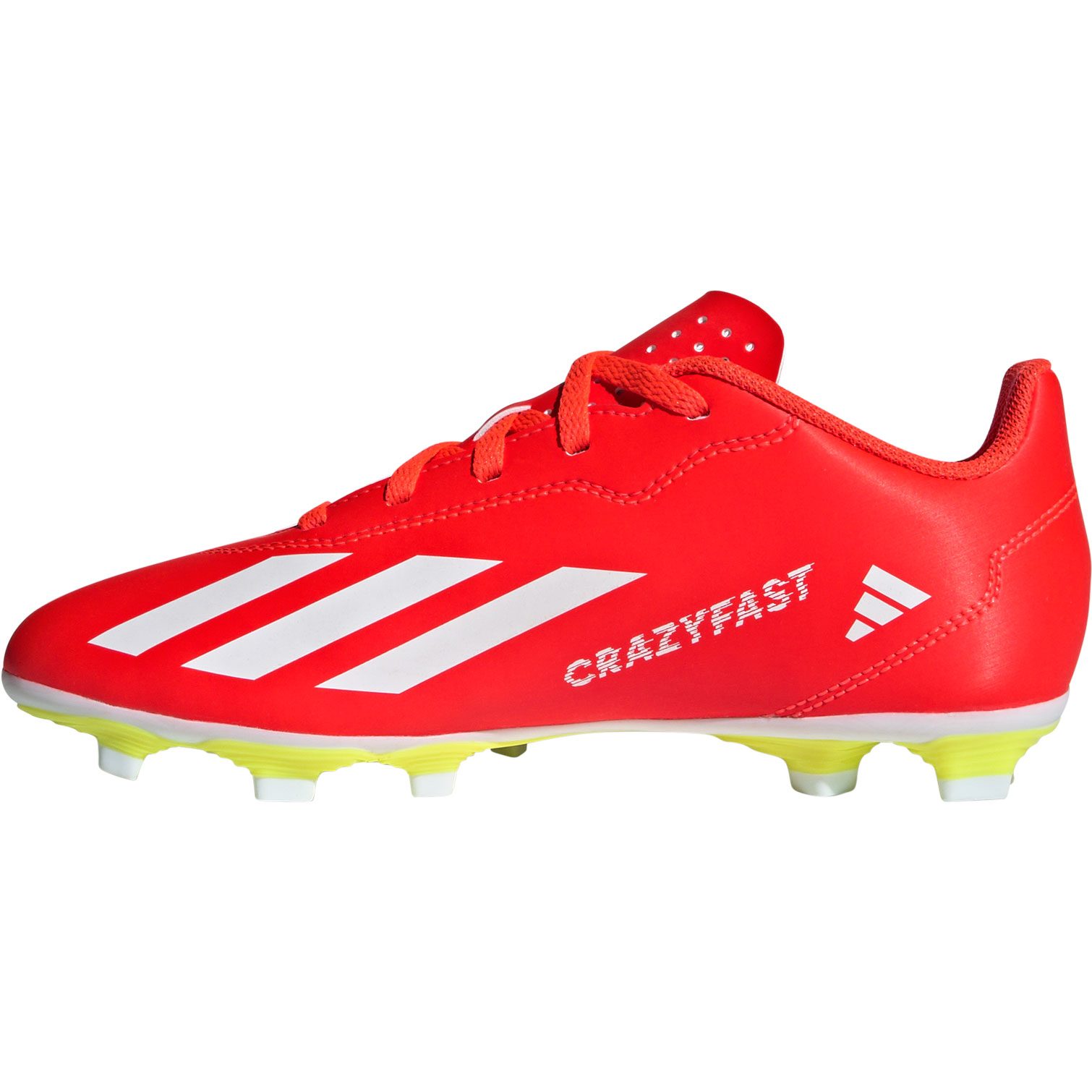 adidas X Crazyfast Club FG Fußballschuhe Kinder solar red