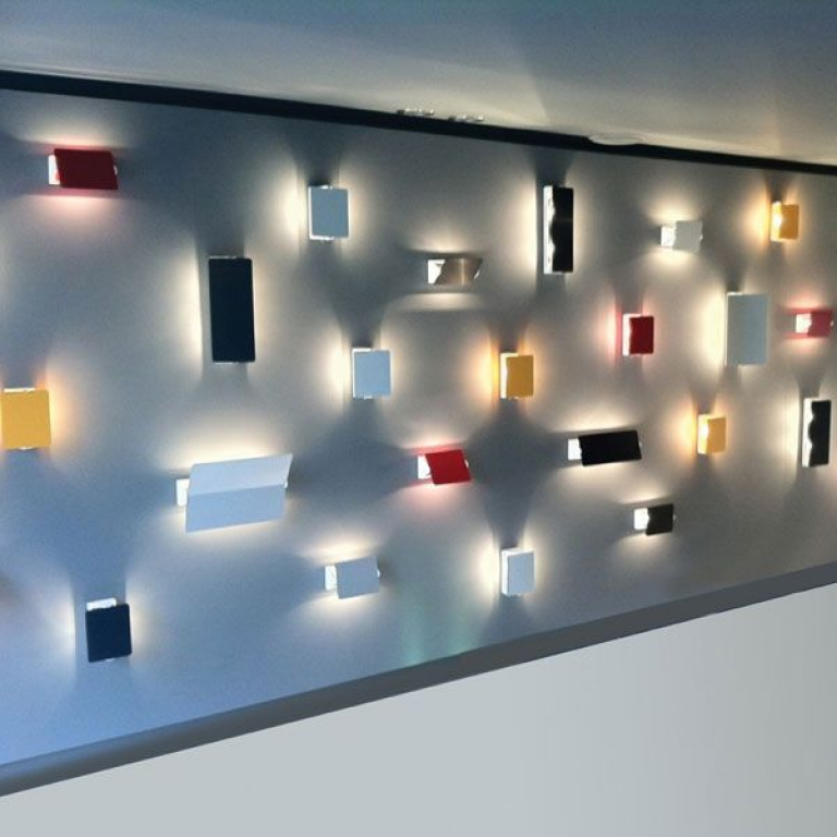 Nemo Applique à Volet Pivotant wandlamp LED double wit/naturel geanodiseerd