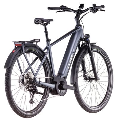 VTC Électrique Cube Touring Hybrid Pro 625 Shimano Cues 11V 625 Wh 700 mm Gris Metallic 2025