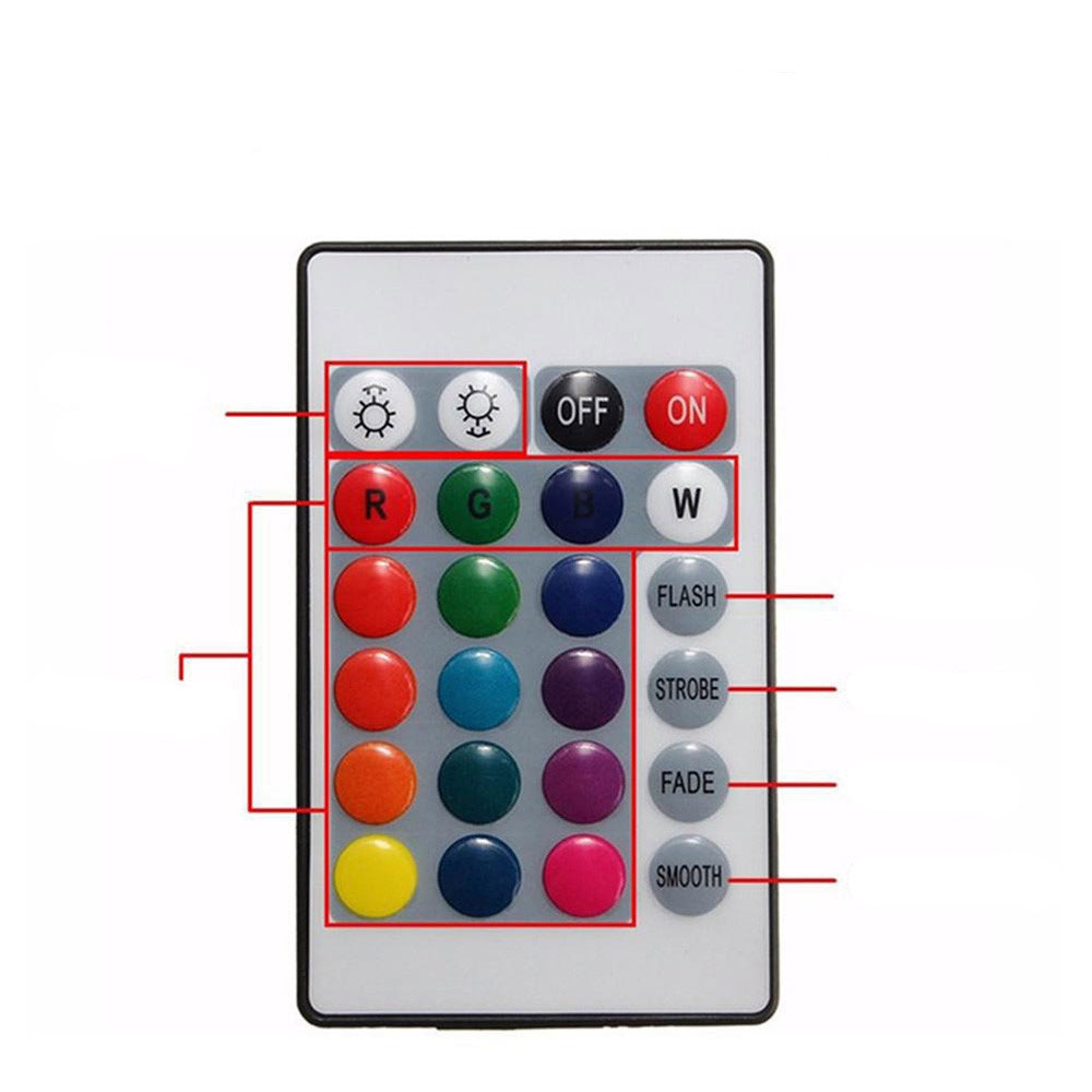 (5m) 300 LED's Licht Streifen Leiste RGB Lampen Lichterkette TV Hintergrundbeleuchtung IP65   Fernbedienung