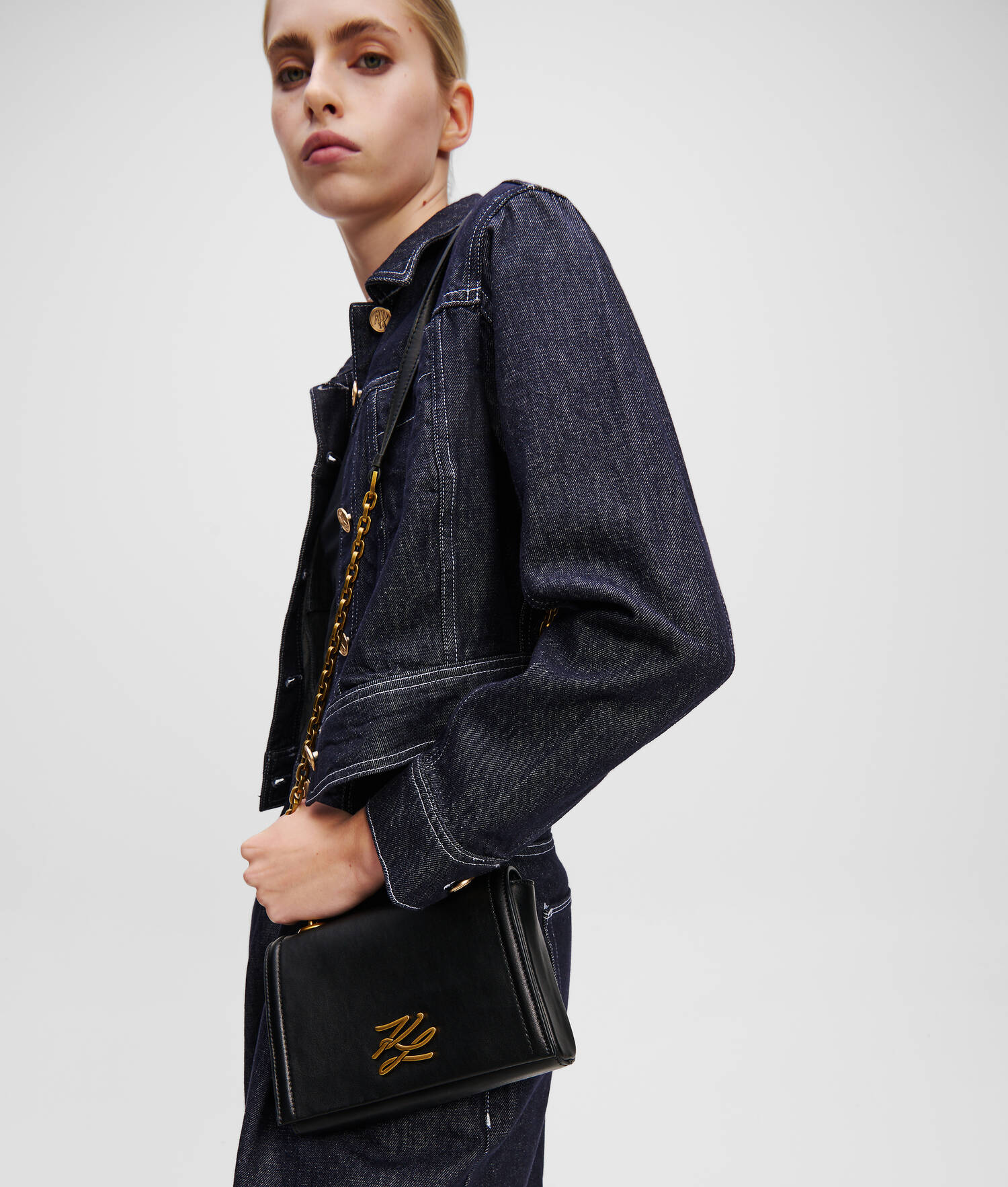 SAC BANDOULIÈRE K/AUTOGRAPH - Noir/Or