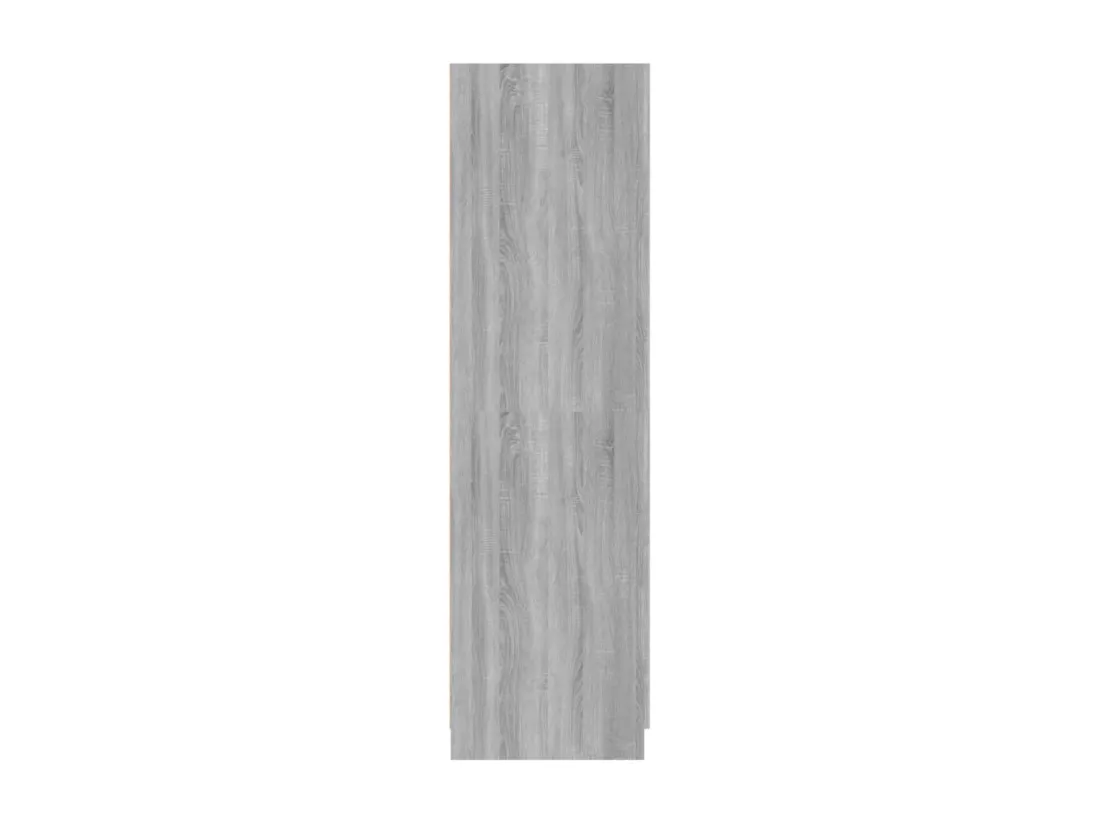Garde-robe Sonoma gris 80x52x180 cm Bois d'ingénierie