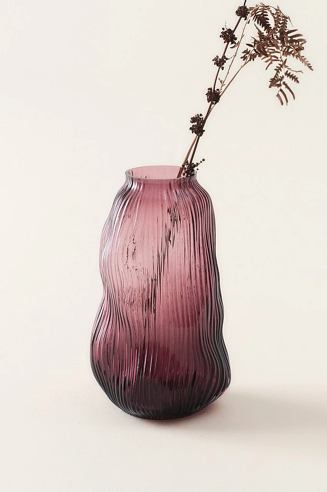 FORS glassvase - høyde 30 cm