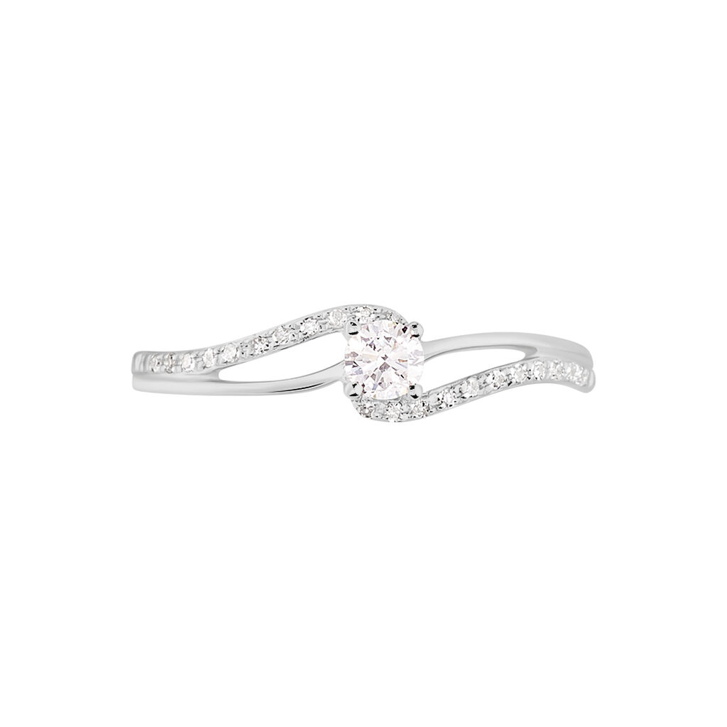 Bague Antigone Or Blanc Diamant
