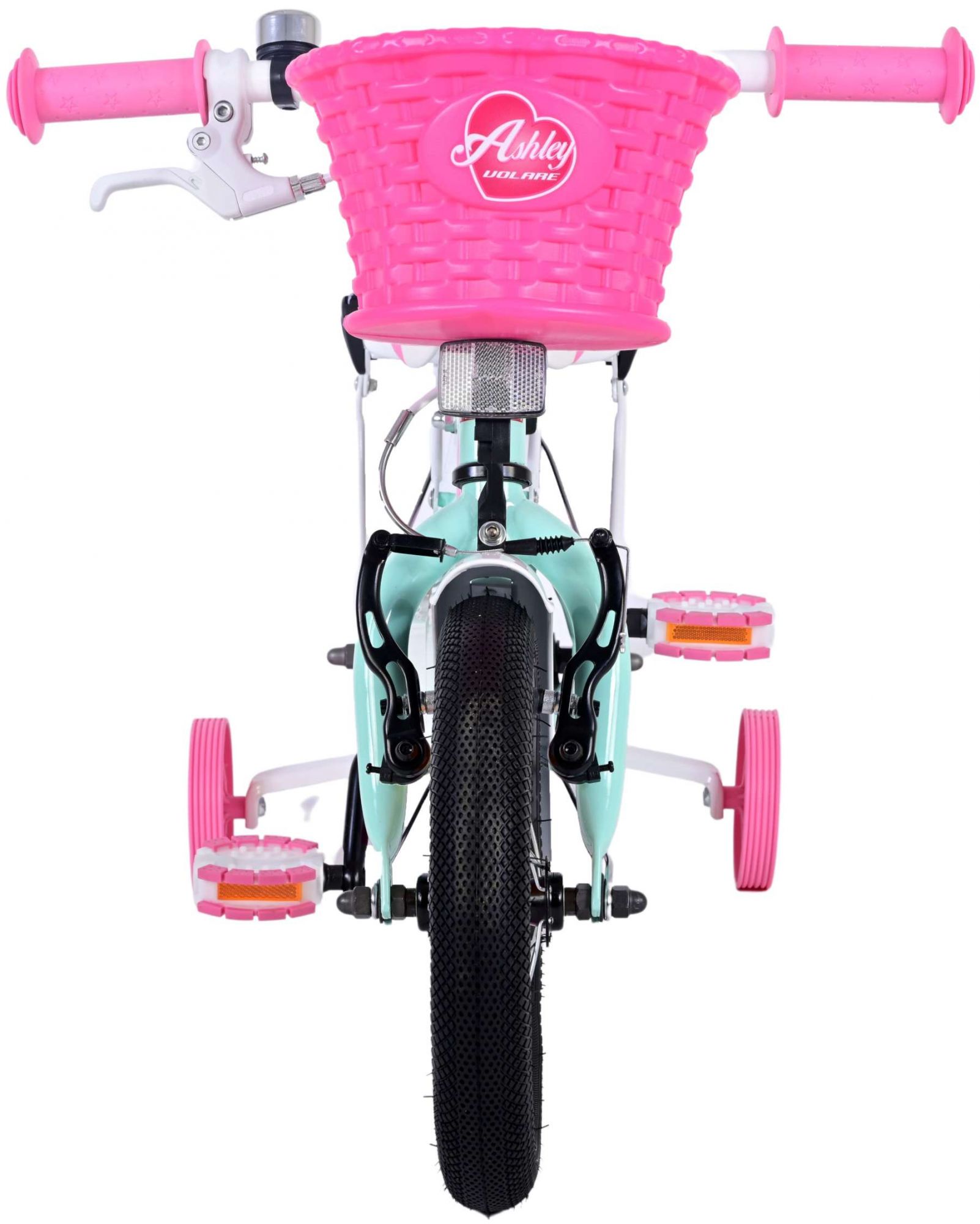 Kinderfahrrad Ashley für Mädchen 12 Zoll Kinderrad in Grün