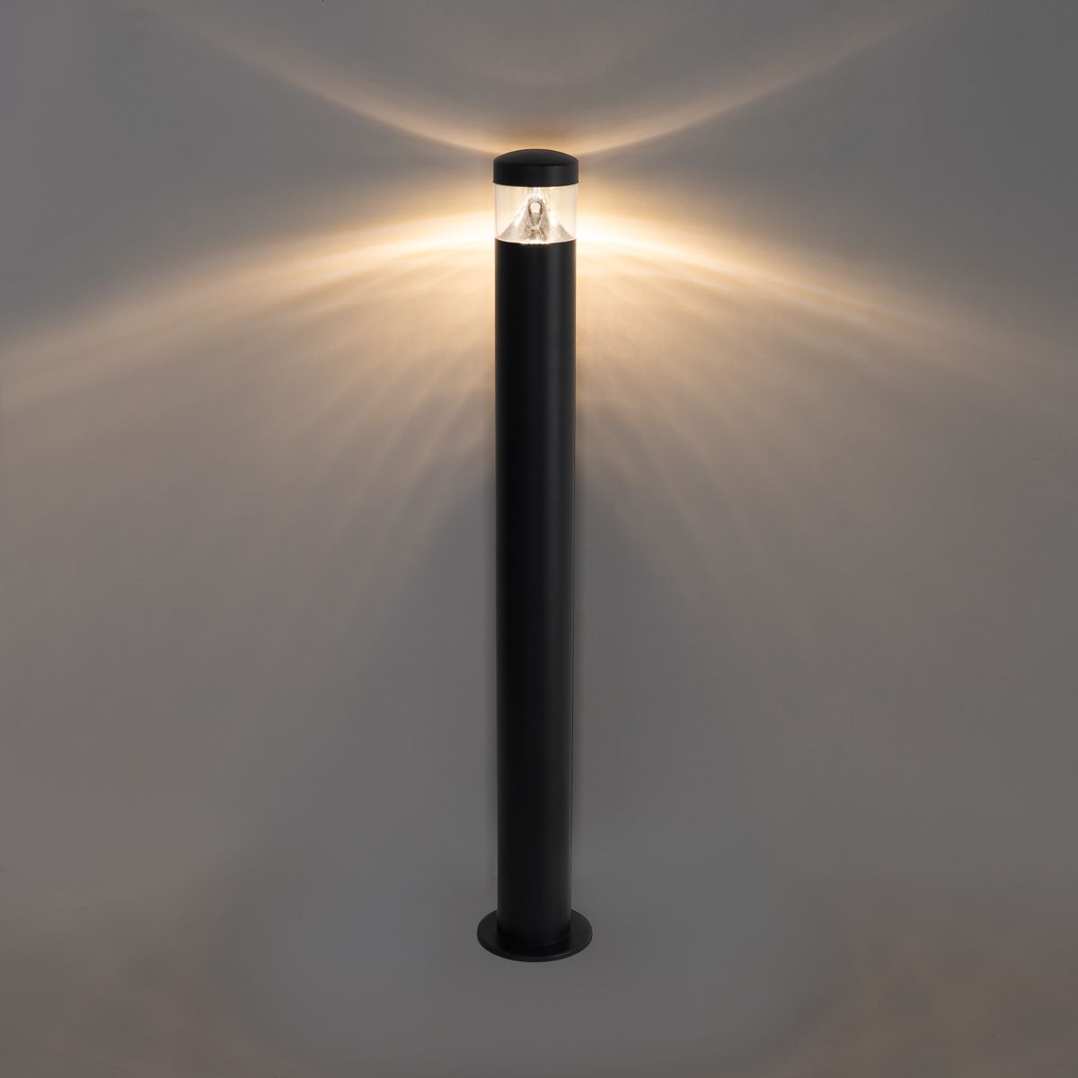 Moderne buitenlamp zwart 80 cm IP44 incl. LED - Roxy