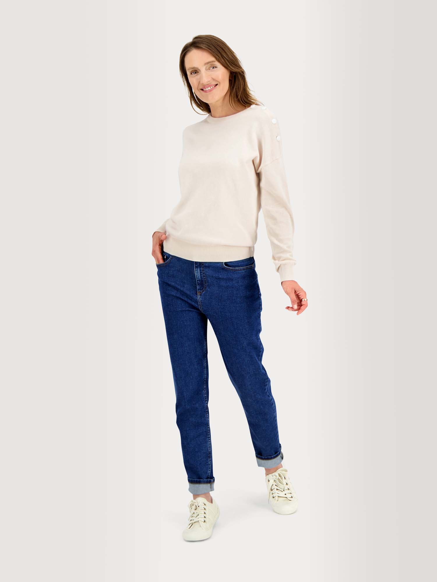 Pull Femme Coton Biologique Beige