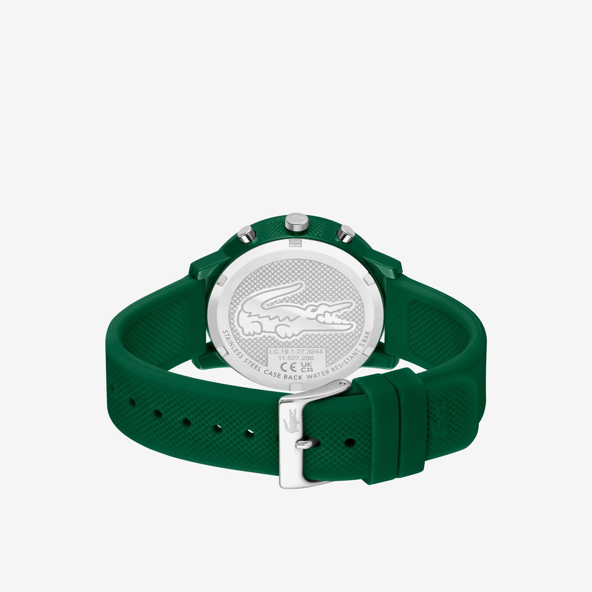 LACOSTE 12.12 Chronograph aus Silikon Uhren - Weiss - Lacoste - Herren
